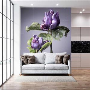 پوستر دیواری گل رز بنفش