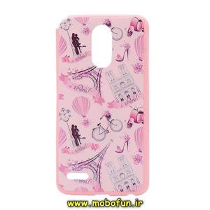 قاب گوشی LG Stylus 3 ال جی فانتزی ژله ای صورتی طرح عاشقانه کد 4