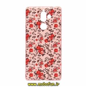 قاب گوشی Nokia 7 Plus نوکیا فانتزی ژله ای طرح صورتی گل سرخ کد 8