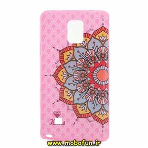 قاب گوشی Galaxy Note 4 سامسونگ طرح ژله ای فانتزی صورتی زیبا کد 9