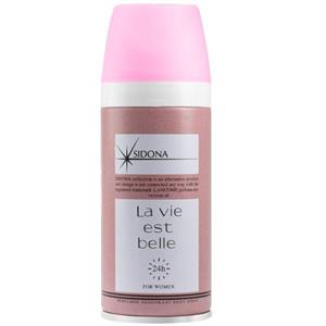 اسپری دئودورانت بدن زنانه سیدونا مدل La Vie Est Belle حجم 150 میل
