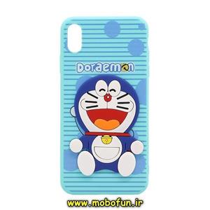قاب گوشی Iphone Xs Max آیفون طرح سه بعدی برجسته فانتزی عروسکی دورایمون Doraemon کد 20