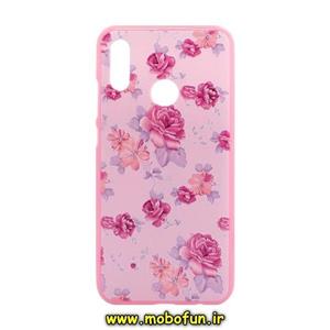 قاب گوشی Honor 10 Lite آنر طرح ژله ای فانتزی صورتی گل بهاری کد 17