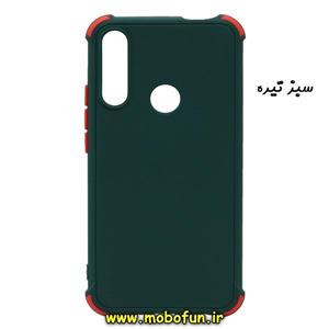 قاب گوشی Honor 9X آنر طرح سیلیکونی ضد ضربه ایربگ دار سبز تیره کد 3