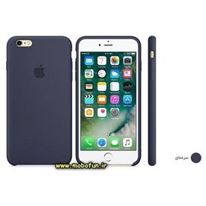 قاب گوشی Iphone 6 Plus - 6s Plus آیفون سیلیکونی زیرباز سرمه ای کد 76