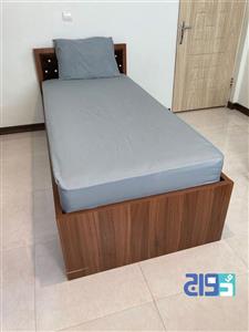 روتختی کشدار تترون ساده تک نفره کد ۱۳۹۹۰۷۲۲۱ (رنگ طوسی)