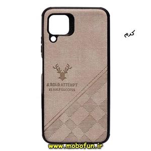 قاب گوشی Nova 7i هوآوی طرح ژله ای پارچه ای گوزنی کرم کد 16