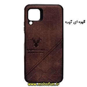 قاب گوشی Nova 7i هوآوی طرح ژله ای پارچه ای گوزنی قهوه ای تیره کد 10
