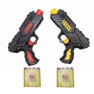 ست تفنگ بازی ناب سل مدل PF55 مجموعه 4 عددی