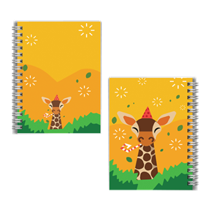 دفتر یادداشت طرح زرافه خوشحال D-115