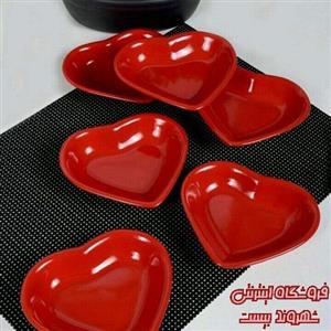 پیاله قلبی قرمز کد   334