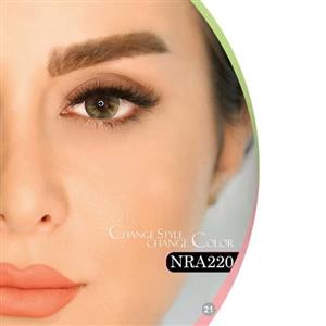 لنز چشم هرا رنگ طوسی سبز دور دار شماره NRA220