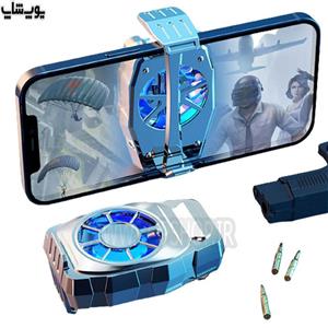 فن و رادیاتور خنک کننده گوشی موبایل LED دار مدل S-06