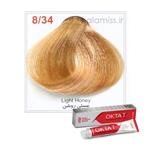 رنگ مو اکتای سری HONEY ( عسلی) مدل عسلی روشن ۸/۳۴ | oktay hair color Light Honey 8/34