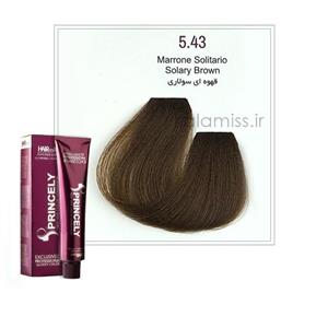 رنگ مو پرنسلی سری برنز قهوه ای سولاری ۵/۴۳ | Princely hair color Solary Brown 5/43