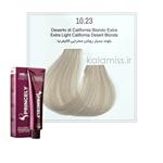 رنگ مو پرنسلی سری صحرایی کالیفرنیا مدل بلوند بسیار روشن ۱۰/۲۳ Princely hair color Extra Light California Desert Blonde 10/23 