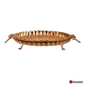 شیرینی خوری مسی پایه کوتاه 
