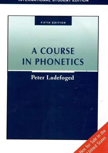کتاب A Course In Phonetics