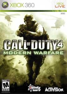 دیسک بازی Call of Duty 4 Modern Warfare مخصوص XBOX 360 نشر ACTIVISION