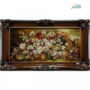 تابلو فرش گالری سی‌پرشیا طرح گل و گلدان کد901037