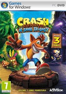 دیسک بازی کراش بندیکوت Crash Bandicoot N. Sane Trilogy مخصوص PC نشر Activision