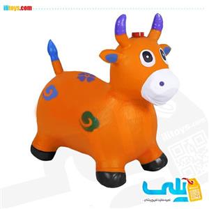 110-18 گاو بادی پرشی نارنجی موزیکال