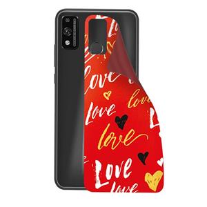 برچسب پوششی راک اسپیس طرح Love مناسب برای گوشی موبایل آنر ۹X Lite 
