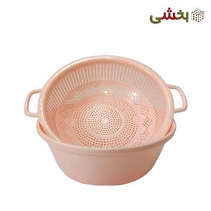 لگن و آبکش مدل مهرسا
