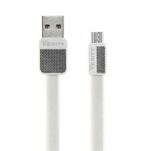 کابل شارژ میکروUSB وریتی 1 متری مدل CB 3126A-W