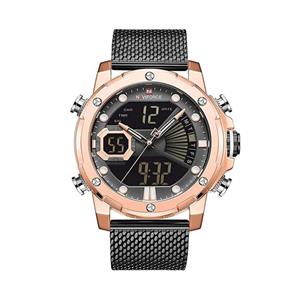 ساعت مچی عقربه ای دیجیتال مردانه  نیوی فورس مدل NF9172S RGBB