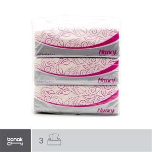 پک دستمال کاغذی نانسی مدل Softpack بسته 3 عددی Nancy Softpack Tissue Pack of 3