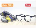 عینک طبی دارای 4 کاور مگنتی آفتابی کد 2205