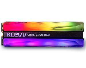 هارد اس اس دی klevv مدل C700 RGB با ظرفیت ۲۴۰ گیگابایت CRAS C700 RGB M.2 2280 PCIe Gen3x4 240GB Internal SSD