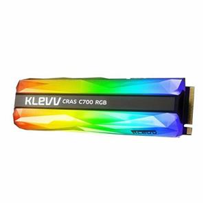 هارد اس دی klevv مدل C700 RGB با ظرفیت ۹۶۰ گیگابایت CRAS M.2 2280 PCIe Gen3x4 960GB Internal SSD 