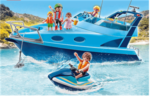 ست اسباب بازی قایق PLAYMOBIL FunPark Yacht Produktnr 70630 