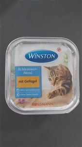 ووم گربه وینستون طعم مرغ (Mit Geflügel) وزن 100 گرم