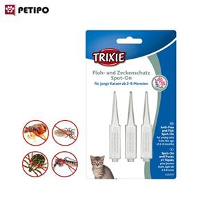 قطره ضد کک و کنه بچه گربه تریکسی Trixie Spot On Flea and Tick Protection 