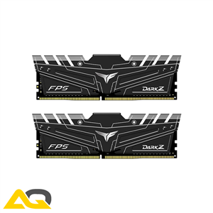 رم کامپیوترTEAMGROUP T-Force Dark Z FPS 16GB Kit (2x8GB) DDR4 Dram 4000MHz 