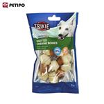 تشویقی دندانی سگ طعم گوشت مرغ تریکسی (Trixie Denta Fun Knotted Chicken Chewing Bone) وزن 70 گرم