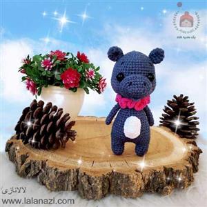 عروسک بافتنی اسب آبی کوچولو ( کد 60217 )