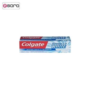 خمیر دندان کلگیت مدل Advanced White حجم 100 میلی لینر Colgate Advanced White Toothpaste 100ml