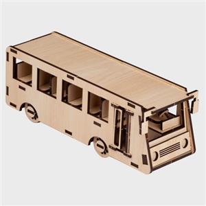پازل چوبی طرح اتوبوس شیپر shaper 