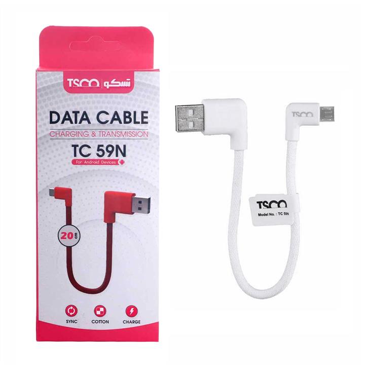 TSCO MICRO USB TO USB TC 59N mini  20CM CABLE