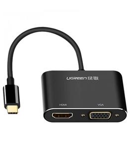 تبدیل Type C به HDMI و VGA یوگرین CM162 