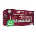 پک 3 تایی شامپو بیوکسین فورت ضد ریزش مو مناسب همه موها Bioxcin