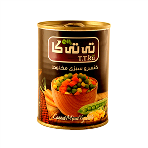 کنسرو سبزی مخلوط تی تی کا