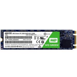 حافظه SSD وسترن دیجیتال مدل GREEN WDS480G1G0B ظرفیت 480 گیگابایت  Western Digital GREEN WDS480G1G0B SSD Drive - 480GB M.2