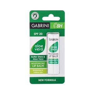 بالم لب گابرینی SPF٢٠ حاوی عصاره آلوئه ورا Gabrini Aloevera Lip Care Balm 