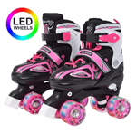 اسکیت کفشی چهارچرخ کودکانه Apollo Rollschuhe  Super Quads X-Pro größenverstellbare Rollschuh  e mit LED Wheels