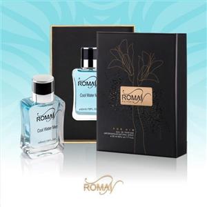 ادو پرفیوم مردانه رومن مدل کول واتر حجم 50 میل Roman Cool Water EDP For Him 50ml 